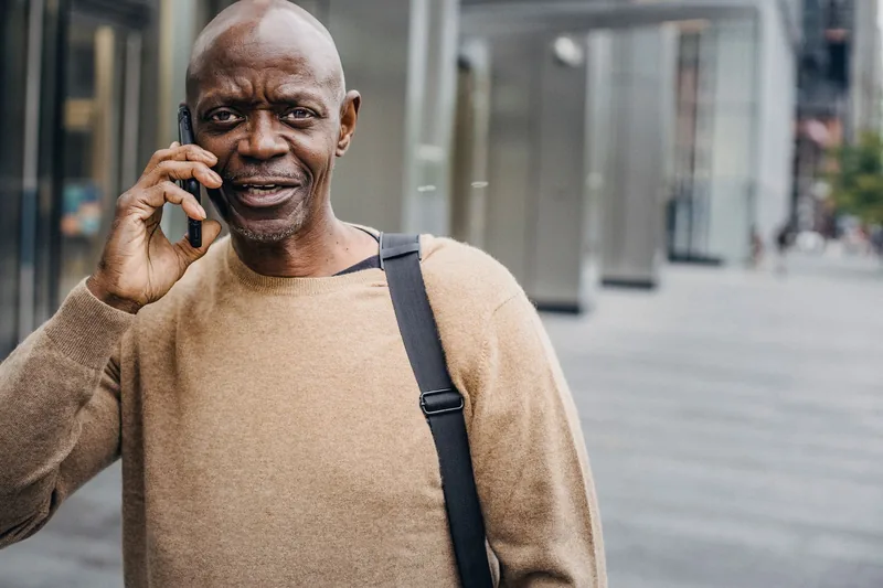 Someone on the phone