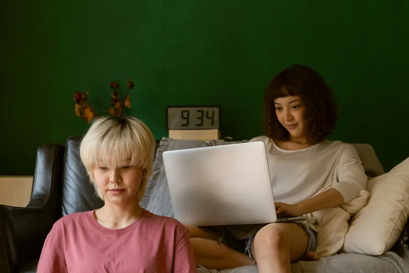 Two people online at once in the same room